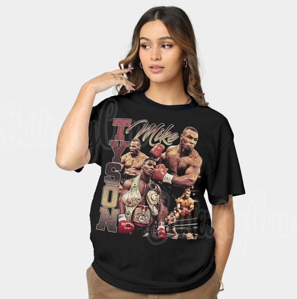 Style Mike Tyson Bootleg T-Shirt Sport Boxing Rap
